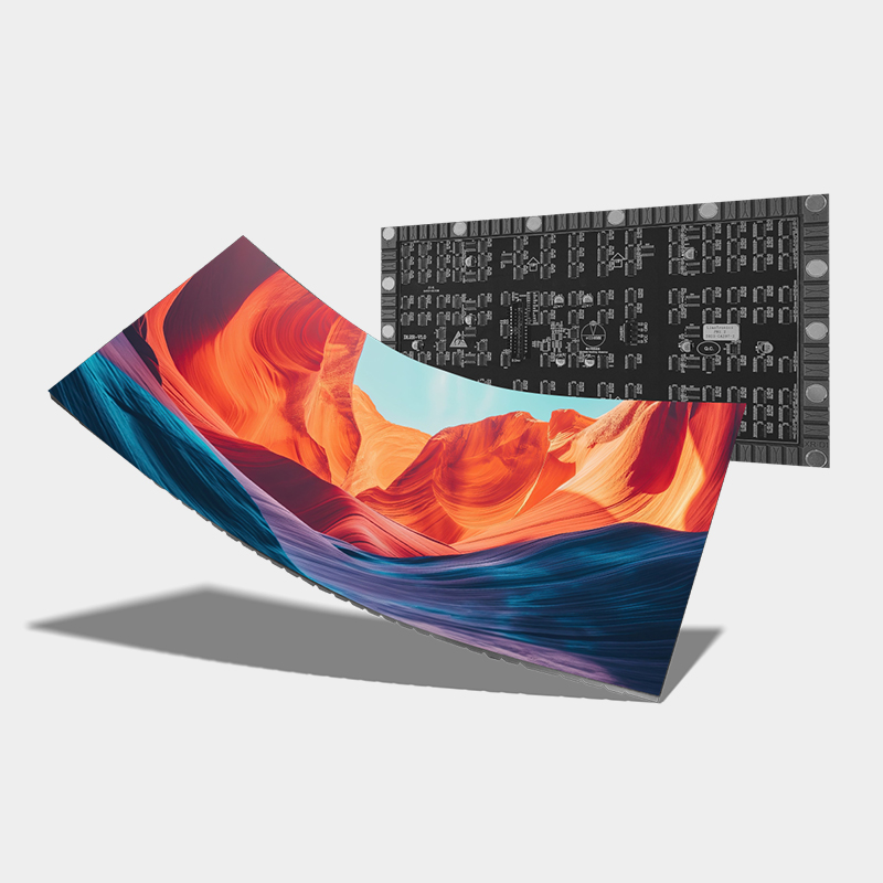 Flexible LED Screens for Curved Displays