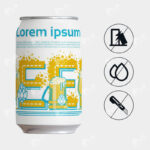 Flexible LED panels-Pop Cans Display